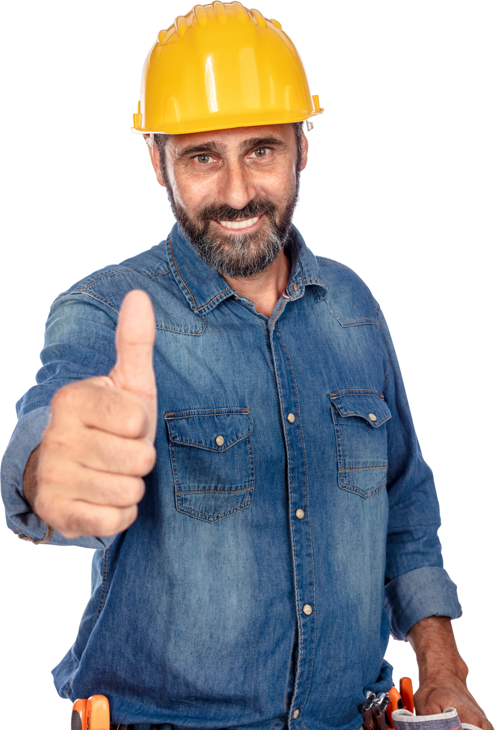 Handyman Isolated on White